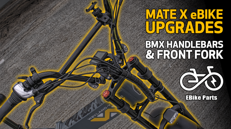 Handle it! Upgrading the MATE X eBike with BMX handlebars